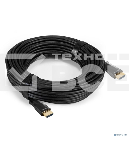 Активный оптический кабель HDMI ExeGate EX-CC-HDMI2-20.0 (19M/19M, v2.0, 20м, 4K UHD, Ethernet, позолоченные контакты)