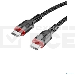 Кабель HOCO X59/ PD кабель Type-C-Type-C/ 3m/ 3A/60W/ черный, фото3