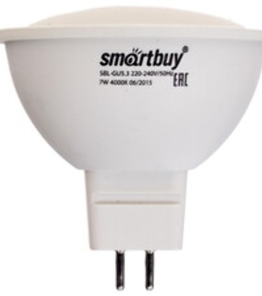 Светодиодная лампа Smartbuy-Gu5,3-07W/4000