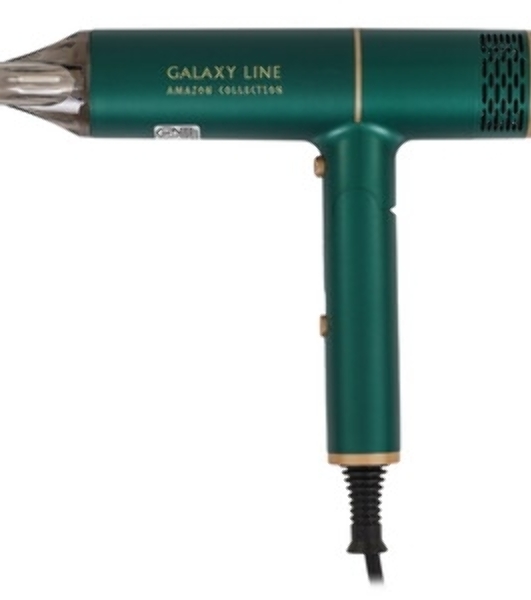 Фен для волос Galaxy Line GL 4360, амазонка, 1600Вт, зеленый