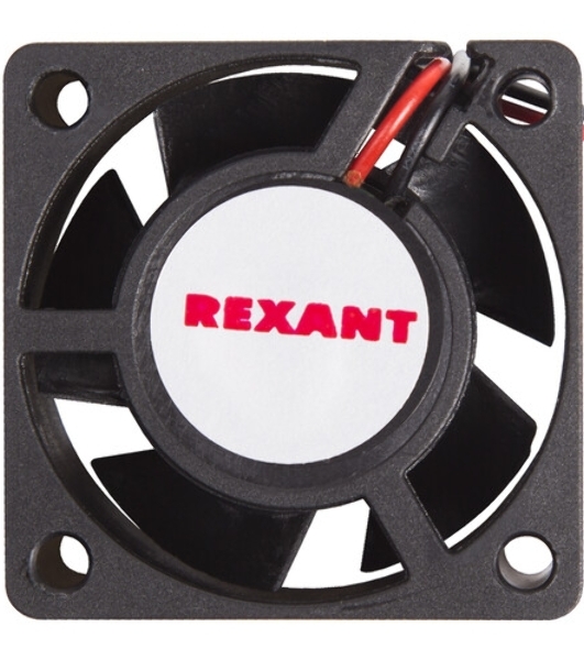 Вентилятор для корпуса Rexant RX 4020MS 24VDC черный, 40 мм, 6800 об/мин, 28 дБ, 2 pin