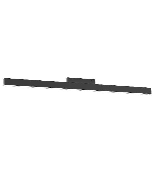 Трековый линейный светильник Ambrella light GL4465 BK черный IP20 20W 3CCT 3000-6000K SMART 48V 120° 604*22*45