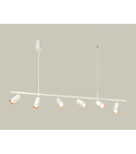 Светильник Ambrella light XB9005300/6 SWH/PPG белый песок/золото розовое полированное MR16 GU5.3 (С9005, С6322, N6114)
