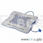 Аксессуар к ноутбуку CROWN Подставка для ноутбука CMLC-1001 silver&blue (до 15,6