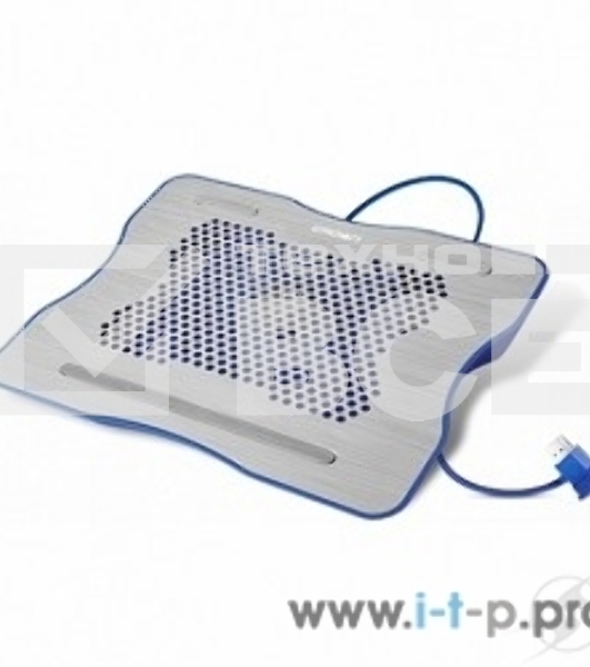 Аксессуар к ноутбуку CROWN Подставка для ноутбука CMLC-1001 silver&blue (до 15,6