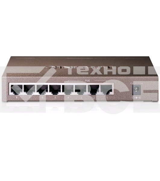 Коммутатор TP-Link SMB TL-SF1008P Коммутатор 8-port 10/100M Desktop PoE Switch