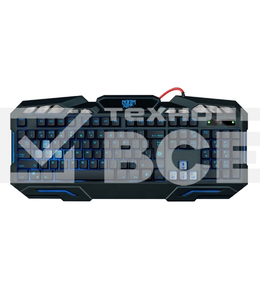 Клавиатура Defender Doom Keeper GK-100DL RUпроводная, USB, чёрный