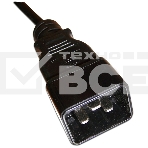 Шнур питания LANMASTER С13-C20, 3х0.75, 220В, 10А, черный, 1 метр, фото 1