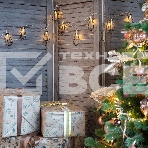 Гирлянда светодиодная «Кристаллы» черные 10 LED, 1,5 м, прозрачный ПВХ, теплый белый свет свечения, 2 х АА (батарейки не в комплекте) NEON-NIGHT, фото4