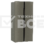 Холодильник Hyundai CS4505F нержавеющая сталь двухкамерный Side by Side 271/165л морозилка сбоку, фото 1