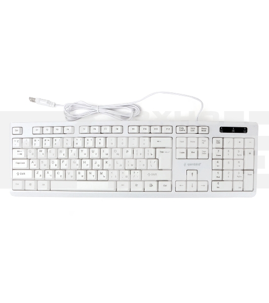 Клавиатура Gembird KB-8355U проводная, USB, белый
