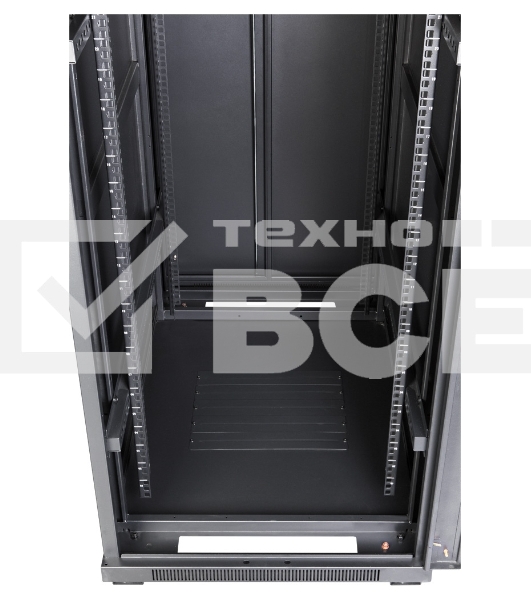 Шкаф коммутационный Lanmaster (TWT-CBB-42U-6X10-P1) 42U 600x1000мм пер.дв.перфор. задн.дв.перфор.2-хст. 2 бок.пан. 800кг черный IP20