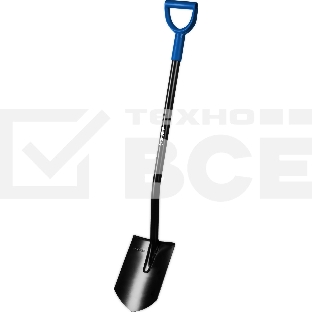 Лопата 'АРТЕЛЬ' штыковая, стальной черенок, с рукояткой, ЗУБР Профессионал