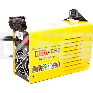 Сварочный аппарат RD-WM 185MINI. 220/50Гц, 6,6кВа, макс. 30А, диапазон св. тока 20-185А, раб. напр. 27,4, электрод 1,6-4,0