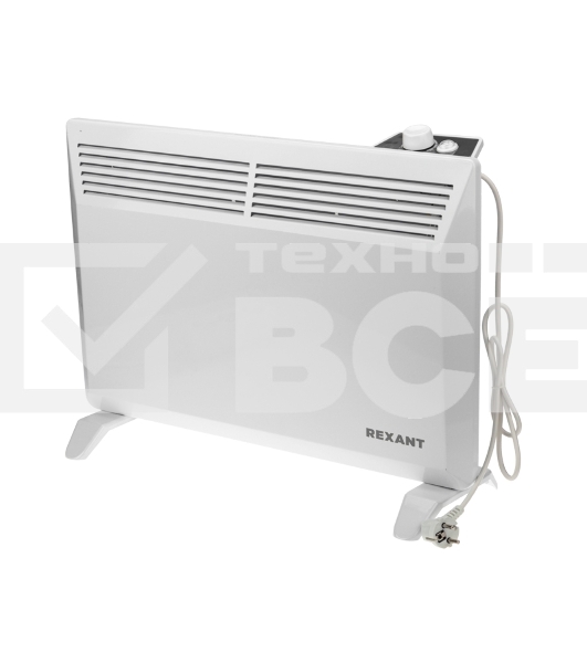 Конвектор Rexant 60-0084 белый, 1500 Вт, 20 м2, термостат
