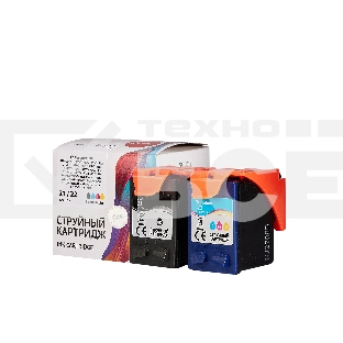 Набор струйных картриджей Sakura SD367AE (№21 Black/ 22 Tri-colour) для HP, мультипак, 11 мл., 600 к.