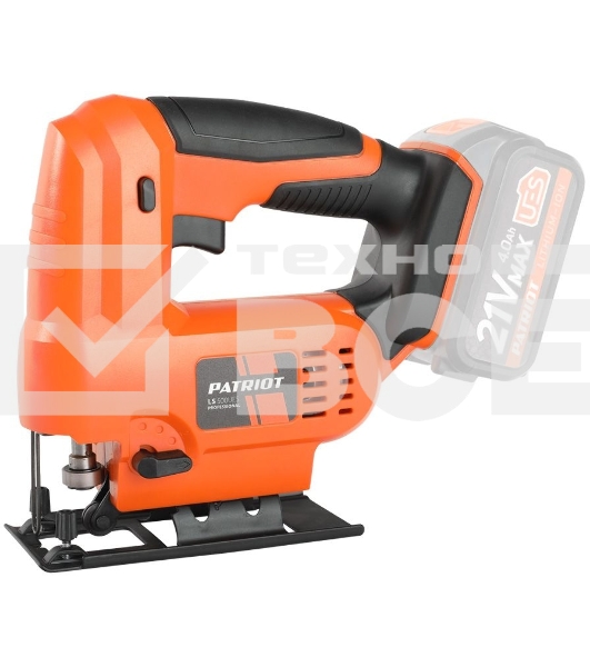 Лобзик электрический Аккумуляторный PATRIOT LS 500UES. 0-2400об/мин. Дерево/железо: 51мм/2мм, Маятниковый ход: 4позиции.