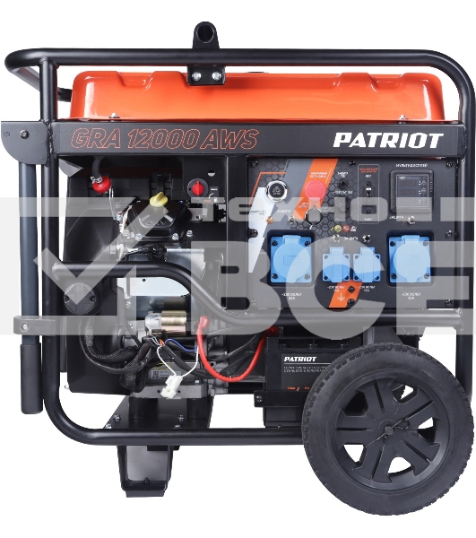 Электрогенератор бензиновый Patriot GRA 12000AWS, 12 кВт, 62 дБ, 155 кг