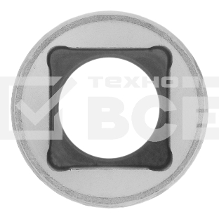 Головка торцевая, 16 мм, 6-гранная, CrV, под квадрат 1/2