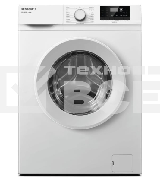 Стиральная машина Kraft KF-MDS7106W белый, загрузка фронтальная 7 кг, 1000 об/мин., класс: А+