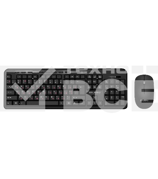 Набор SVEN KB-C3200W беспроводные клавиатура и мышь, чёрные