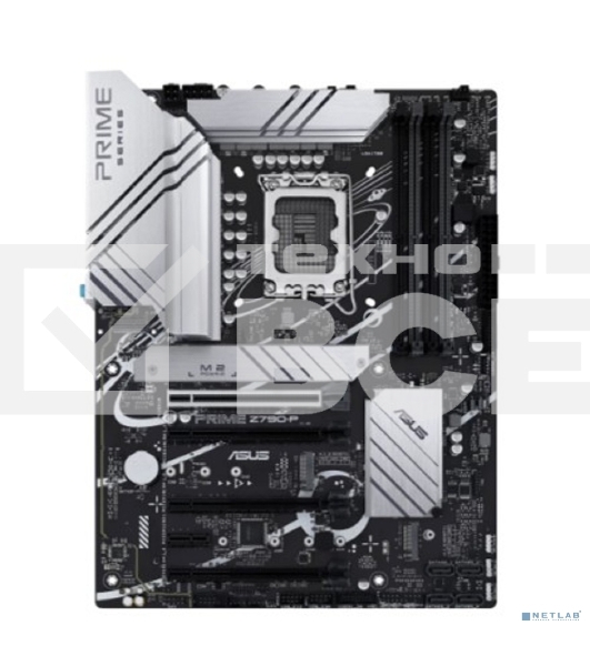 Материнская плата ASUS PRIME Z790-P, LGA 1700, Intel Z790, 4xDDR5, 4xSATA, 3xM.2 PCIe 4.0 x4, 1xPCIe 5.0 x16, 3xPCIe x4, 1xPCIe x1, 1xHDMI, 1xDP, 1xUSB-C 3.2 Gen 2x2, 1xUSB 3.2 Gen 2, 2xUSB 3.2 Gen 1, 4xUSB 2.0, 1x 2.5Gb LAN, 3x3.5 мм, 7.1, ATX