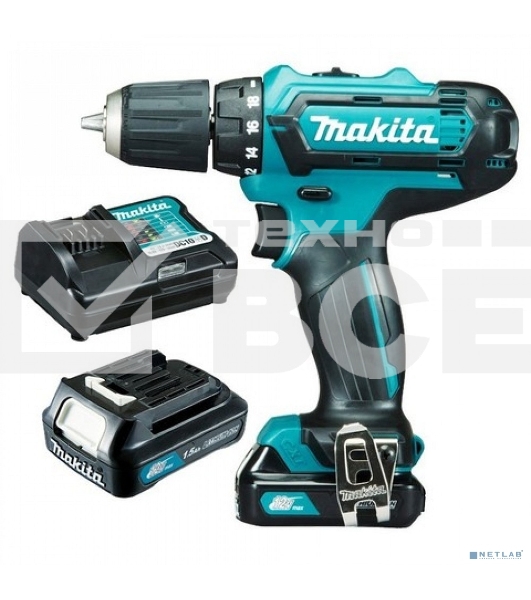 Дрель-шуруповерт Makita DF333DWAE Аккумуляторная, Кейс