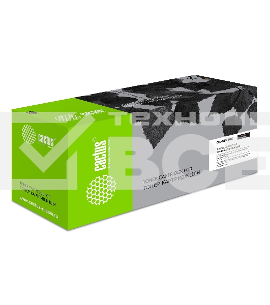Картридж лазерный Cactus CS-CF460X черный (27000 стр.) для HP Color LJ Enterprise M652dn/M653dn/M681dh