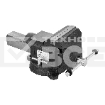 Тиски слесарные BVH-150, 150 мм, поворотные, стальная направляющая, с наковальней Denzel, фото18