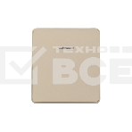 Выключатель KRANZ ROUND 1 кл с подсветкой 10А с/у шелк, фото 1