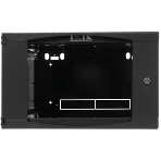 Шкаф настенный Lanmaster Next TWT-CBWNG-6U-6X6-BK 6U 550x600мм пер.дв.стекл съемные бок.пан. 60кг черный, фото4