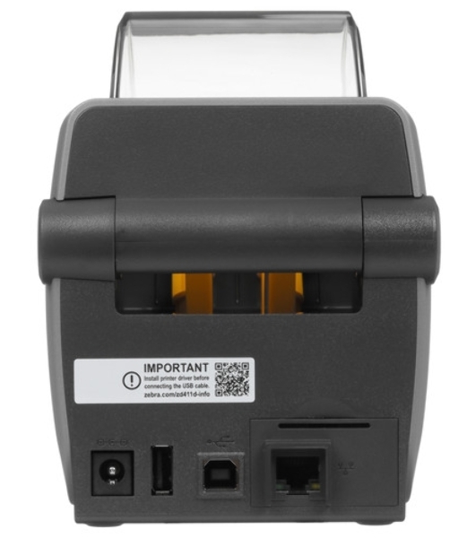 Принтер этикеток термотрансферный Zebra TT ZD220 203 dpi, 102 мм/сек, USB, черный