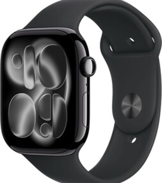 Умные часы Apple Apple Watch Series 11 GPS A3333 1.96' OLED, 4G (LTE), Wi-Fi, Bluetooth 5.3, NFC, IPX8, серый космос, черный