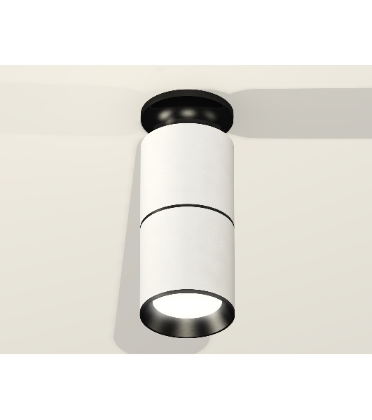 Светильник Ambrella Light XS6301220 SWH/PBK белый песок/черный полированный MR16 GU5.3 (N6902, C6301, A2061, N6103)