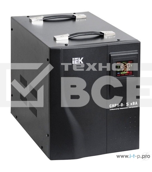 Стабилизатор напряжения Iek IVS20-1-05000 серии HOME 5 кВА (СНР1-0-5) IEK