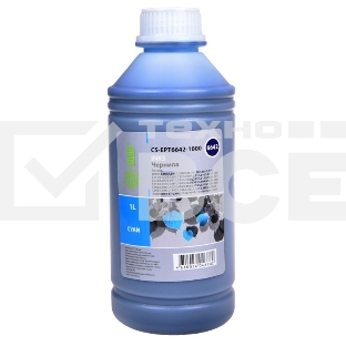 Чернила Cactus CS-EPT6642-1000 голубой 1000мл для Epson L100/L110/L120/L132/L200/L210/L222/L300/L312/L350/L355/L362/L366/L456/L550/L555/L566/L1300