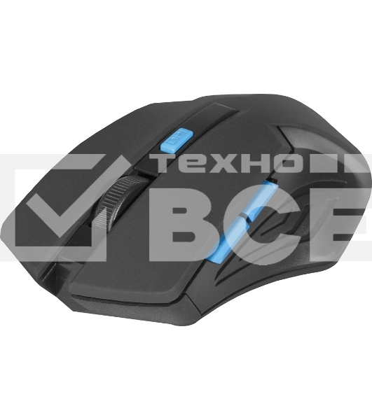 Мышь беспроводная Defender Accura MM-275 синий, 1600 dpi, радиоканал, USB, кнопки - 6