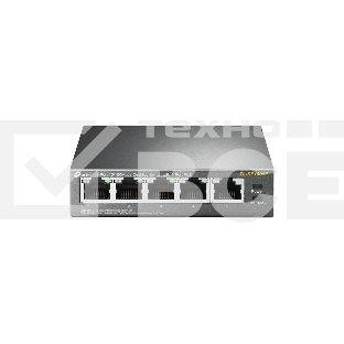 Коммутатор TP-Link SMB TL-SF1005P 5-портовый 10/100 Мбит/с настольный коммутатор с 4 портами PoE 