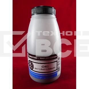 Тонер OKI B411/B431/MB461/MB471/MB491 Black (фл. 100г) B&W Premium (Tomoegawa) фас. Россия