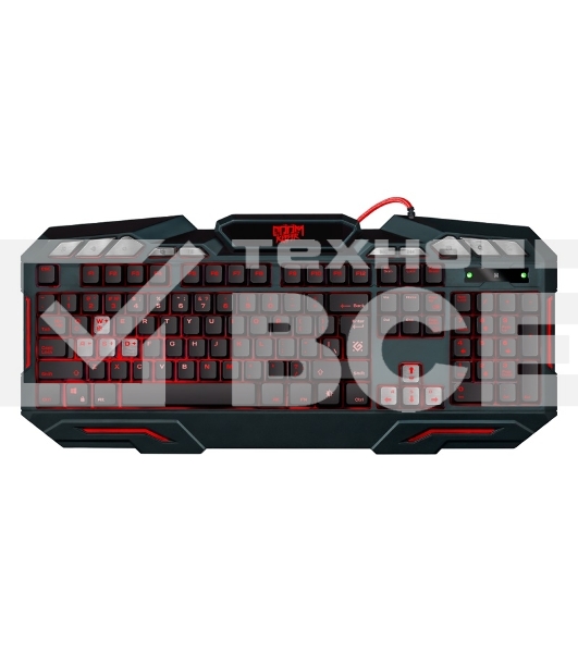 Клавиатура Defender Doom Keeper GK-100DL RUпроводная, USB, чёрный