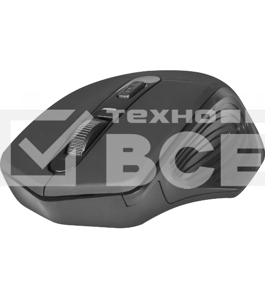 Мышь беспроводная Defender Datum MB-345 черный, 1600 dpi, радиоканал, USB, кнопки - 4