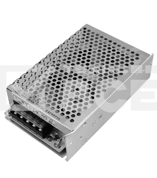 Источник питания 220 V AC/12 V DC 6 A 72 W с разъемами под винт, без влагозащиты (IP23)
