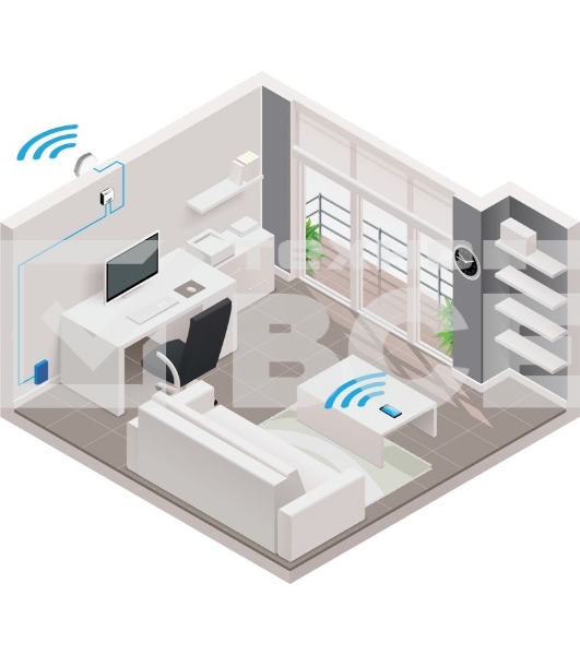 Беспроводной маршрутизатор MikroTik RBmAP2nD 802.11n 300Mbps 2.4 ГГц -1xLAN PoE белый
