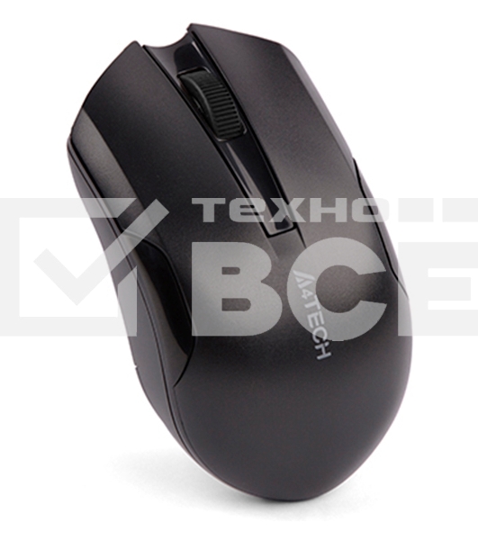 Мышь беспроводная A4Tech G3-200NS черный, 1200 dpi, радиоканал, USB, кнопки - 3