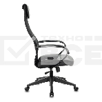 Кресло руководителя Бюрократ CH-608/BLACK TW-01 TW-11 черный, спинка сетка, искусст.кожа/ткань, фото6