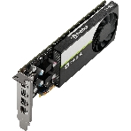 Видеокарта VGA PNY NVIDIA QUADRO T1000, 4 Gb GDDR6/128 bit, PCI Express 4.0 x16, 4x mDP, PG172, фото6