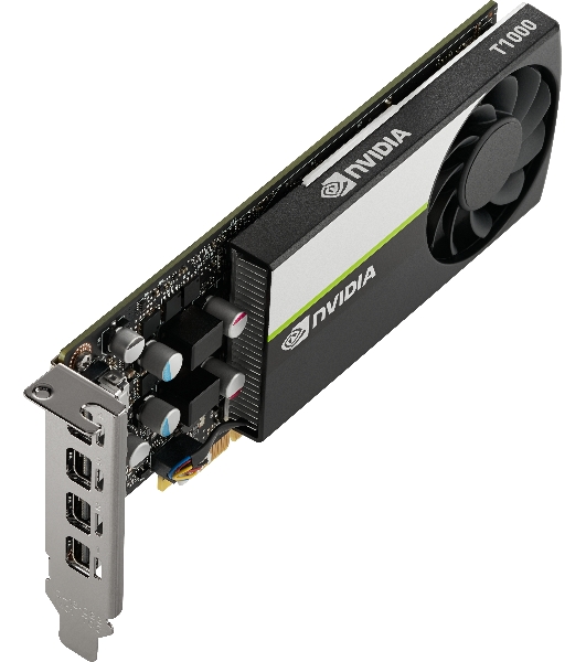 Видеокарта VGA PNY NVIDIA QUADRO T1000, 4 Gb GDDR6/128 bit, PCI Express 4.0 x16, 4x mDP, PG172