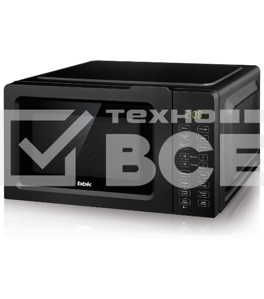 Микроволновая печь BBK 17MWS-786S/B черный 17л 700 Вт кнопки