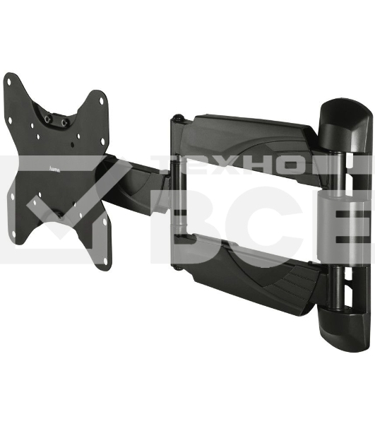 Кронштейн для телевизора Hama H-118665 черный, 10'-48' макс. 25 кг, настенный