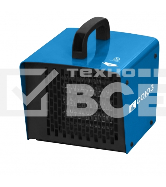 Тепловентилятор СОЮЗ ТВС-2020К / 2кВт, мощн.1.0/2 кВт, термостат,защит.от перегрева  СОЮЗ